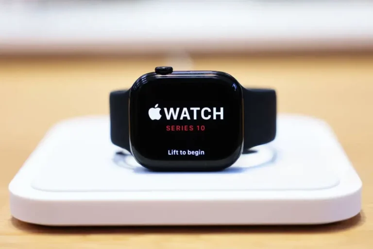 Apple Watch Series 10 on charging dock