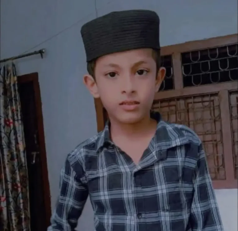 Photo of 7-year-old Muslim boy Shajeb, who was tragically killed by his Hindu neighbour in a hate-driven attack.