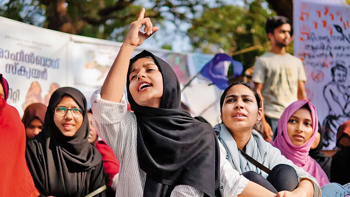 Women protesting at Shaheen Bagh in Delhi