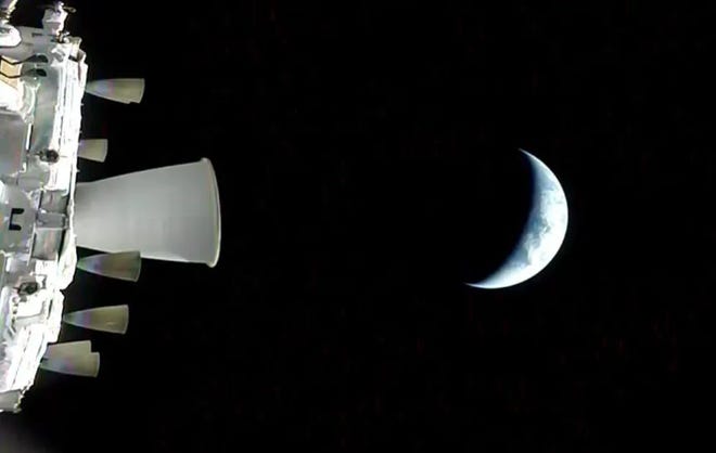 Artemis II image of Earth