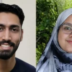 Insharah Ayyubi and Shresth Malik side by side photo from Insharah Ayyubi murder case