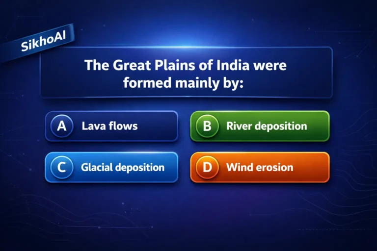 Quiz on the Great Plains of India